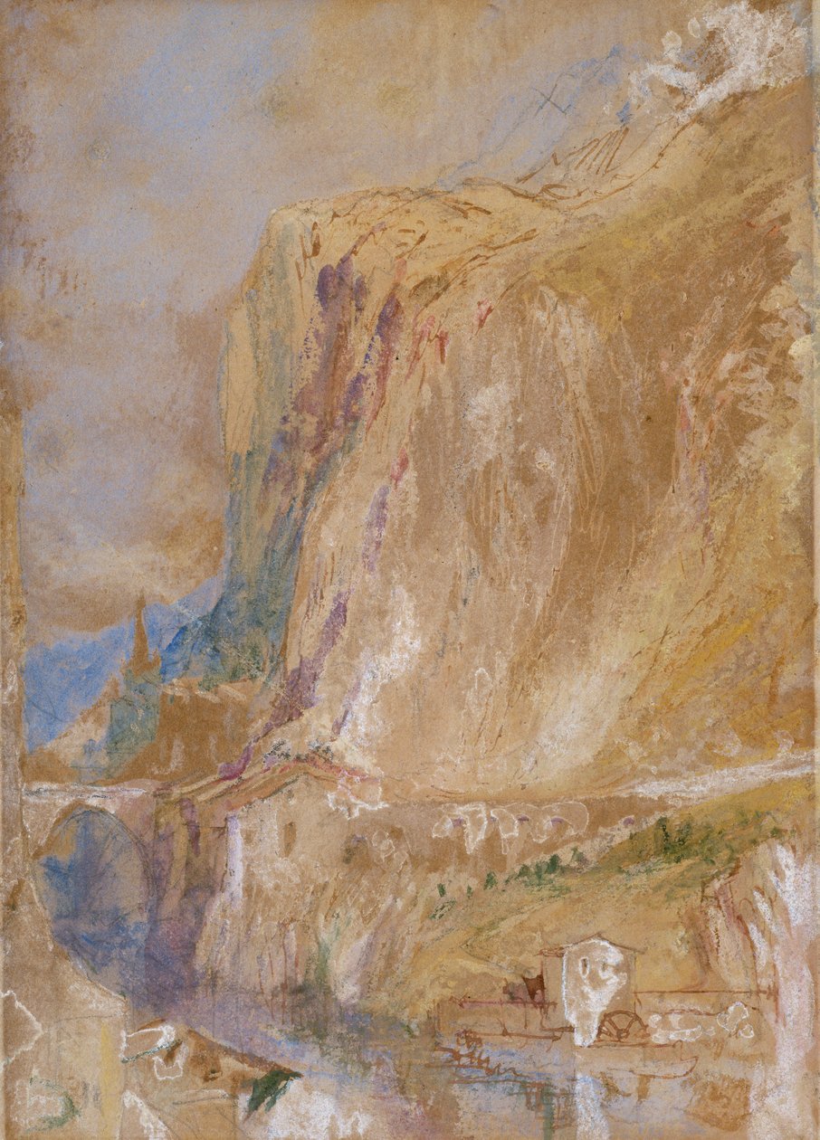 Une vallée dans les Alpes - Joseph Mallord William Turner