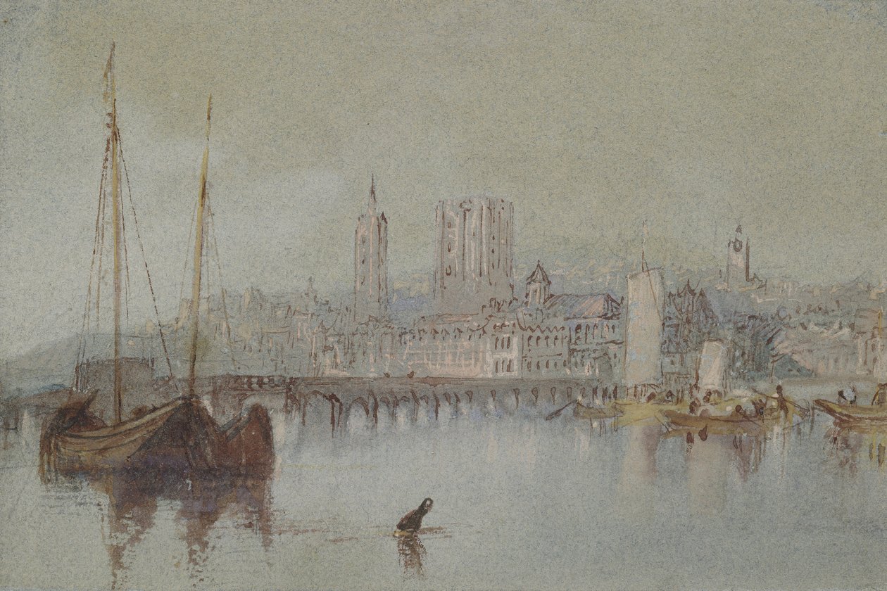 Beaugency, vers 1830 - Joseph Mallord William Turner