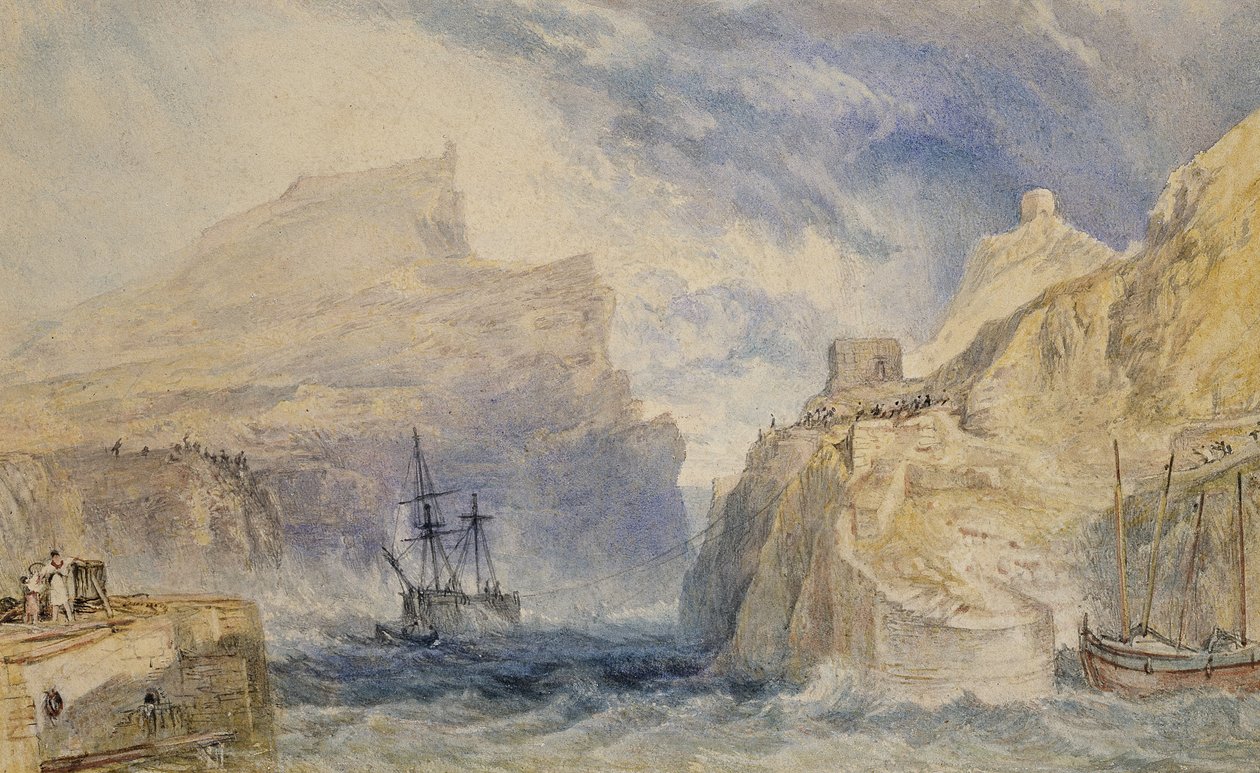 Boscastle, Cornouailles, c.1824 - Joseph Mallord William Turner