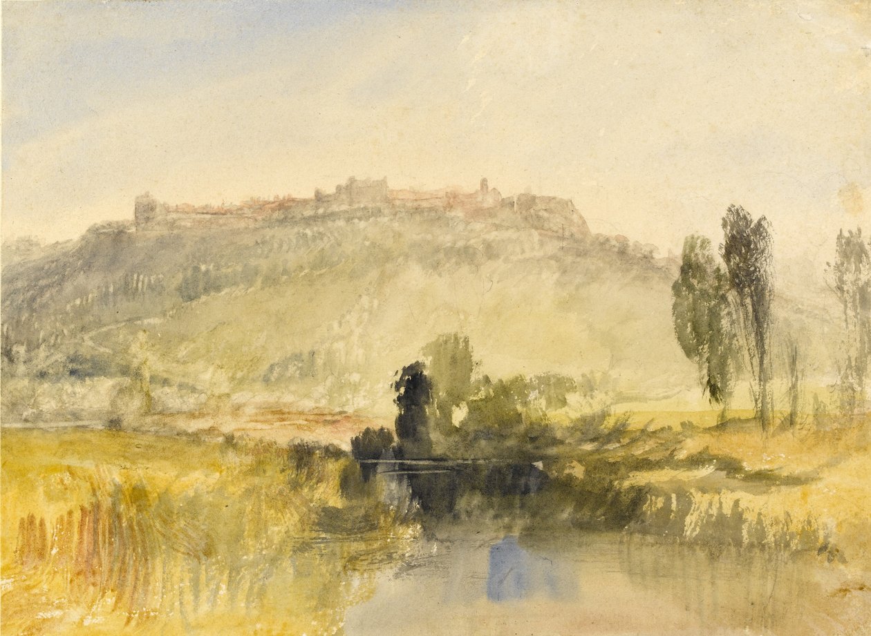 Château de Carisbrooke, Île de Wight, vers 1826 - Joseph Mallord William Turner