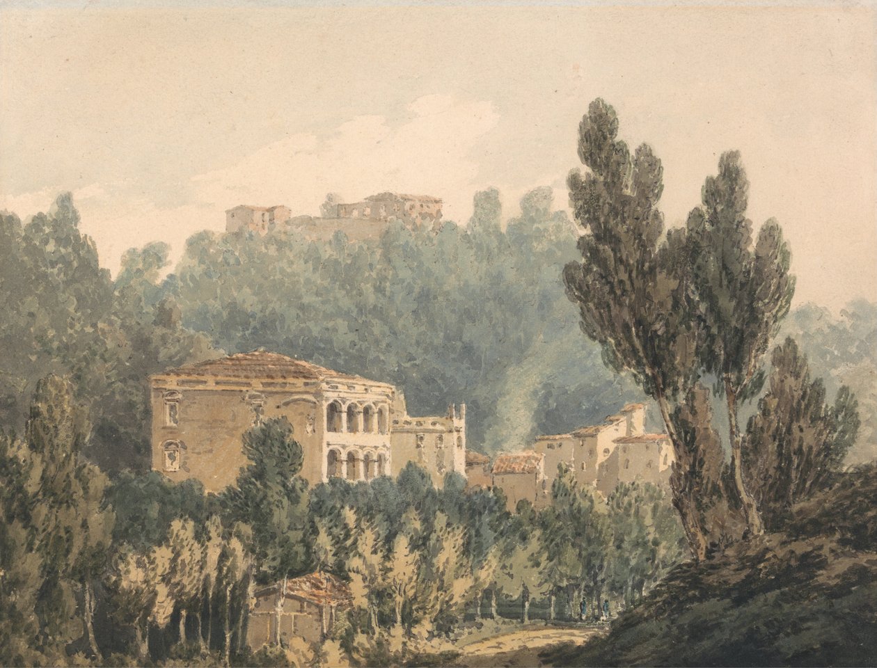 Dans la vallée près de Vietri - Joseph Mallord William Turner