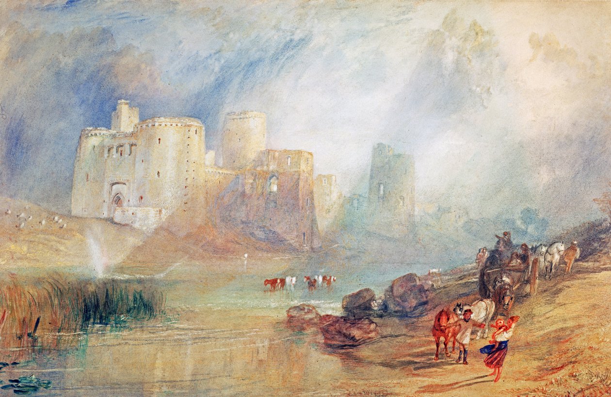 Château de Kidwelly, Pays de Galles - Joseph Mallord William Turner