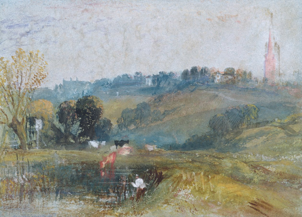 Paysage près de Petworth, c.1828 - Joseph Mallord William Turner