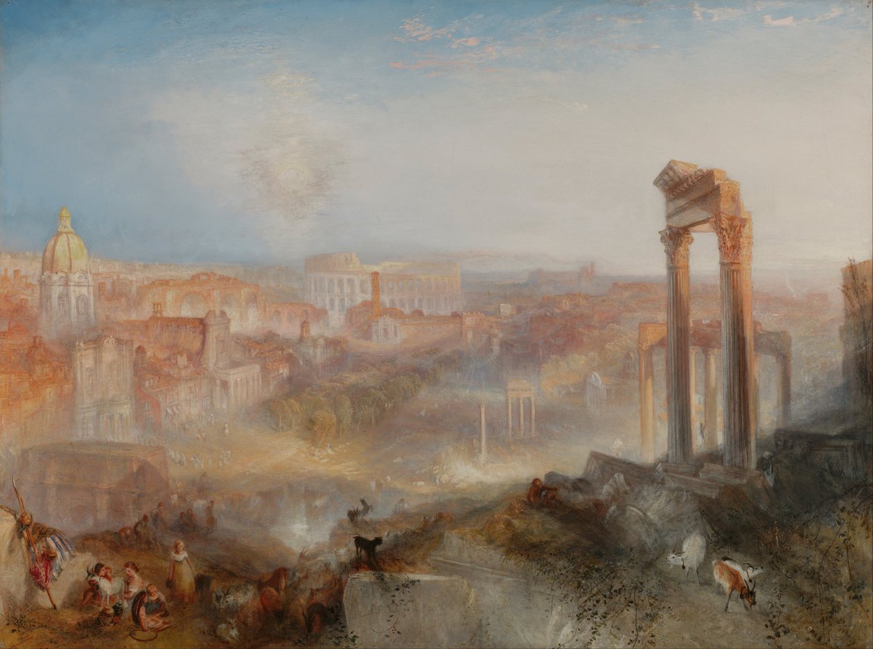 Rome moderne - Campo Vaccino - Joseph Mallord William Turner