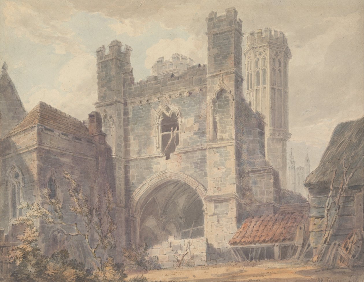 Porte de Saint-Augustin, Canterbury - Joseph Mallord William Turner
