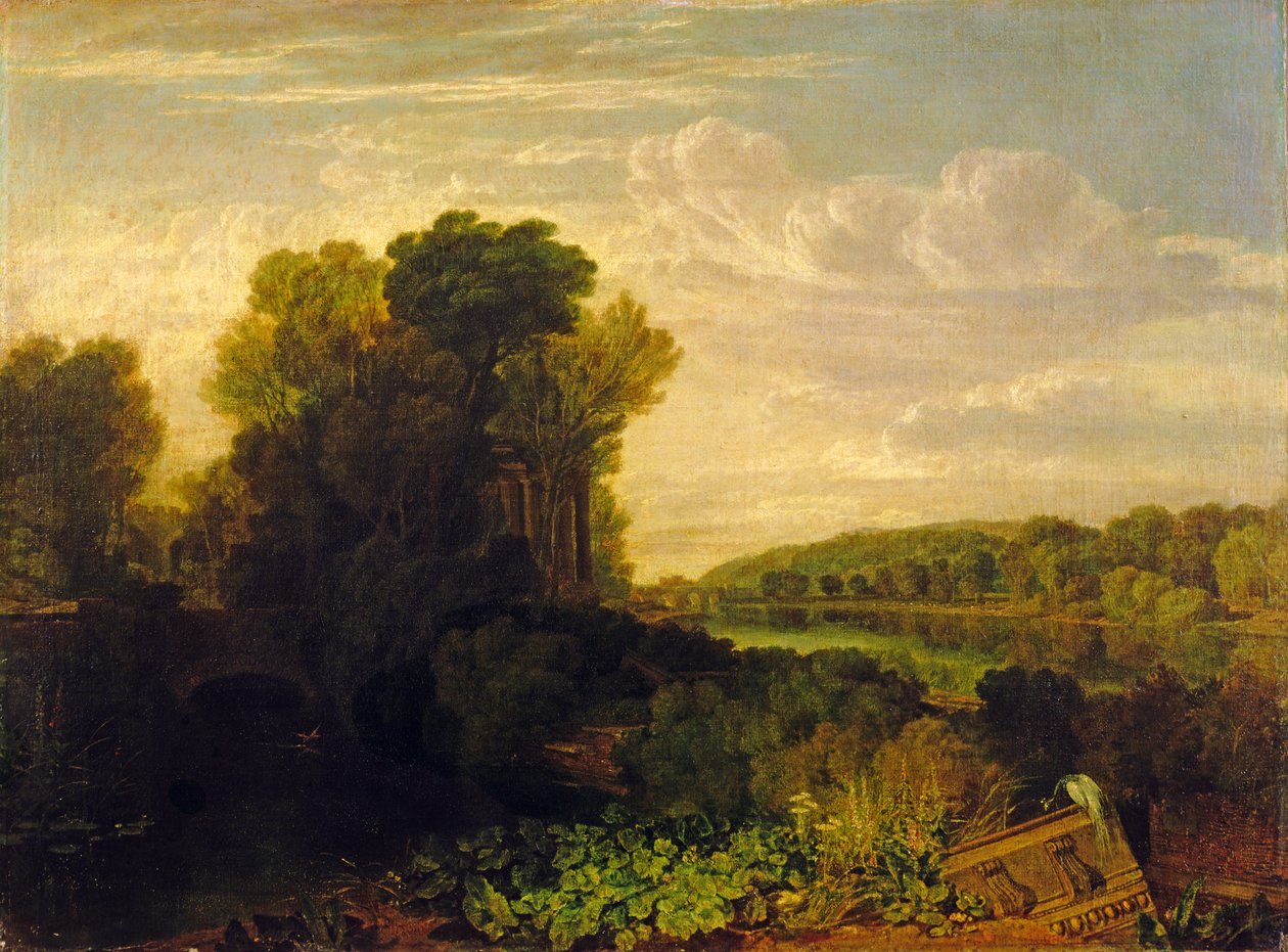 La Tamise à Weybridge, c.1807-10 - Joseph Mallord William Turner