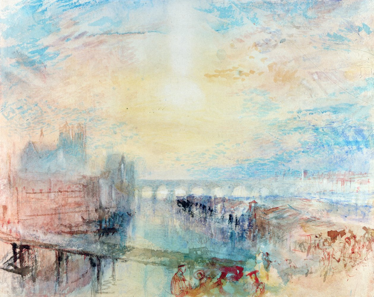 Vue de Lyon - Joseph Mallord William Turner