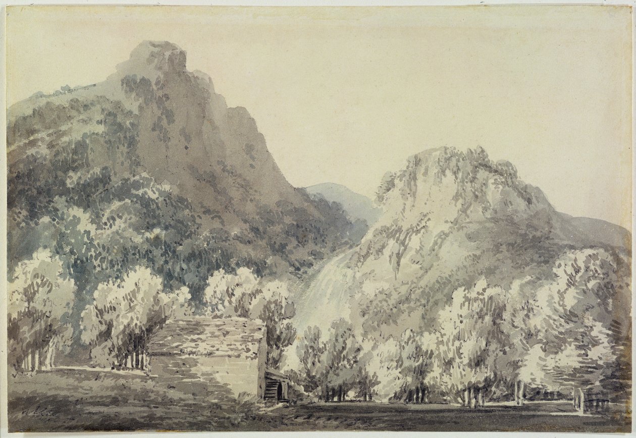 Cascade à Lodore, Cumberland - Joseph Mallord William Turner