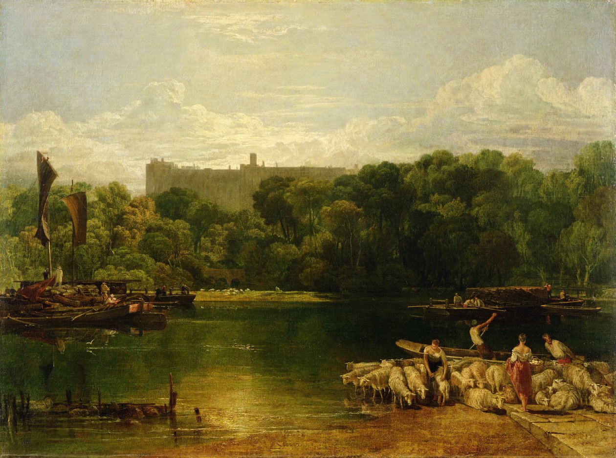 Château de Windsor depuis la Tamise, c.1805 - Joseph Mallord William Turner