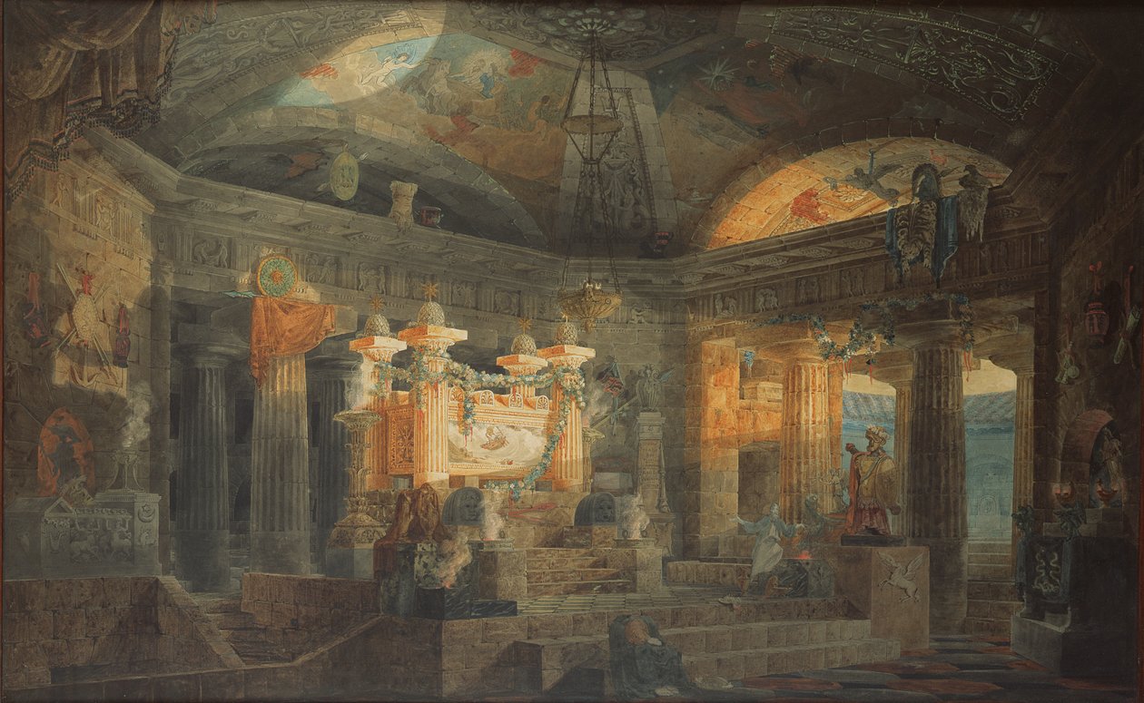 Conception pour un cénotaphe - Joseph Michael Gandy