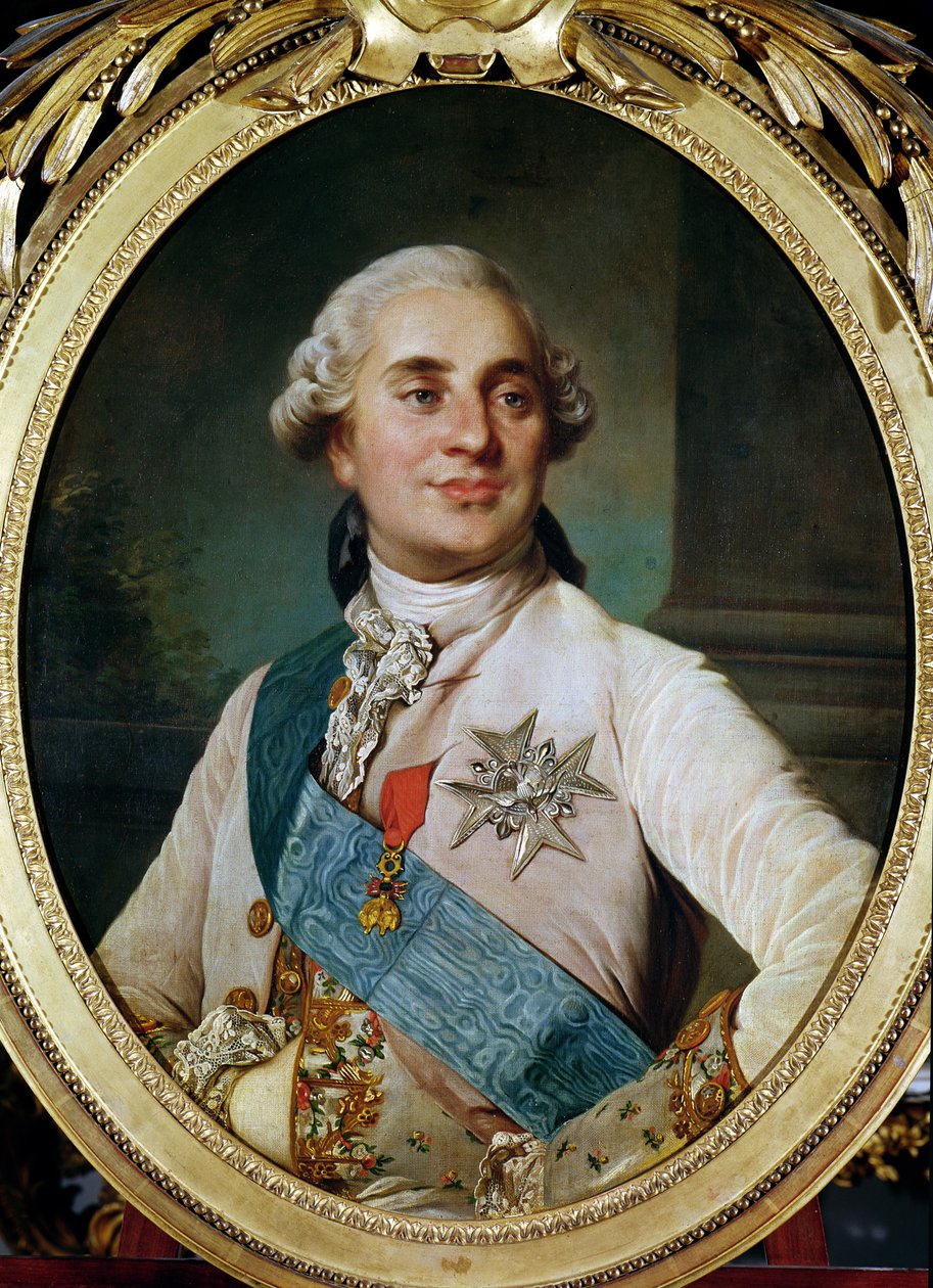 Médaillon portrait de Louis XVI - Joseph Siffred Duplessis