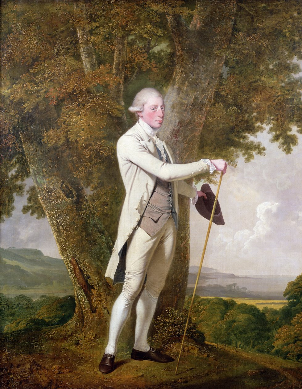 Portrait de John Milnes, 12e duc de St. Albans (d.1810) vers 1771-72 - Joseph Wright of Derby