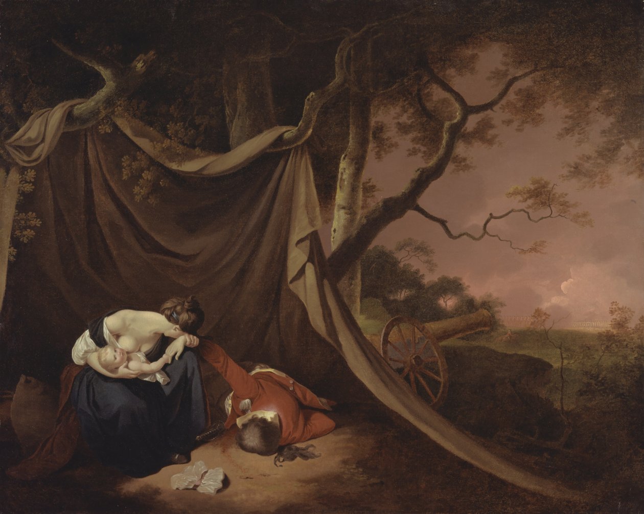 Le soldat mort - Joseph Wright of Derby