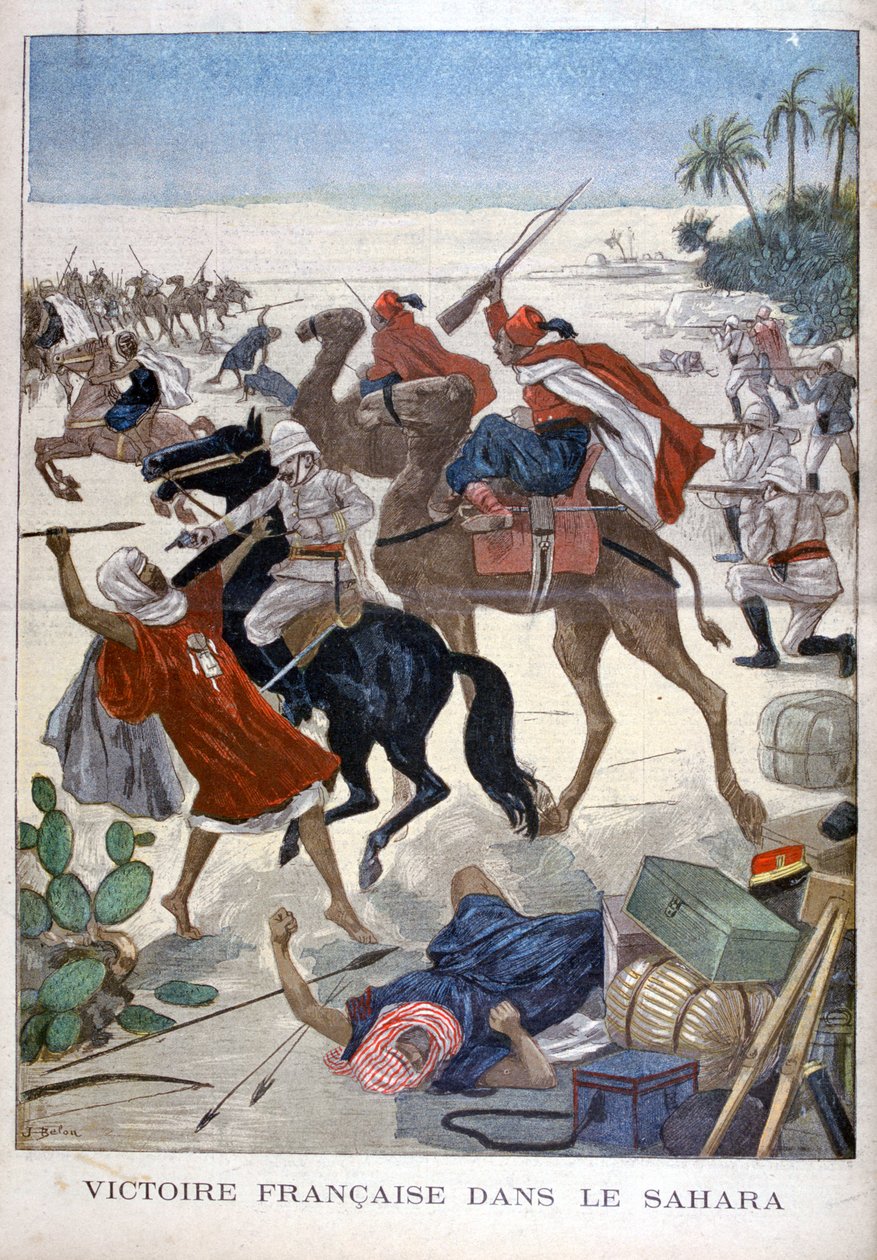 Victoire française au Sahara, 1900 - Joseph Belon