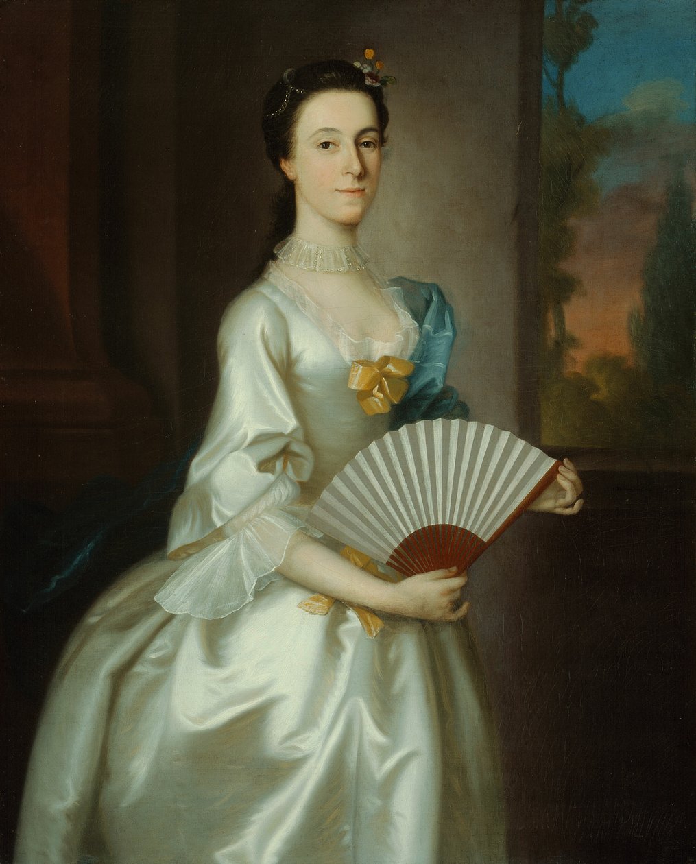 Abigail Chesebrough (Mme Alexander Grant) - Joseph Blackburn