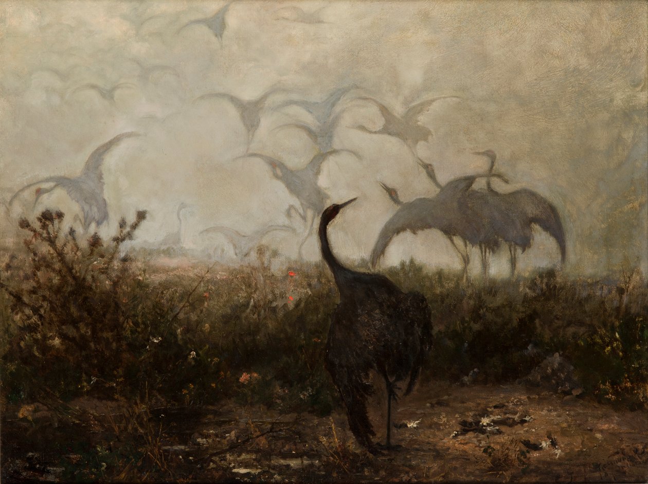 Grues - Joseph Chelmonski
