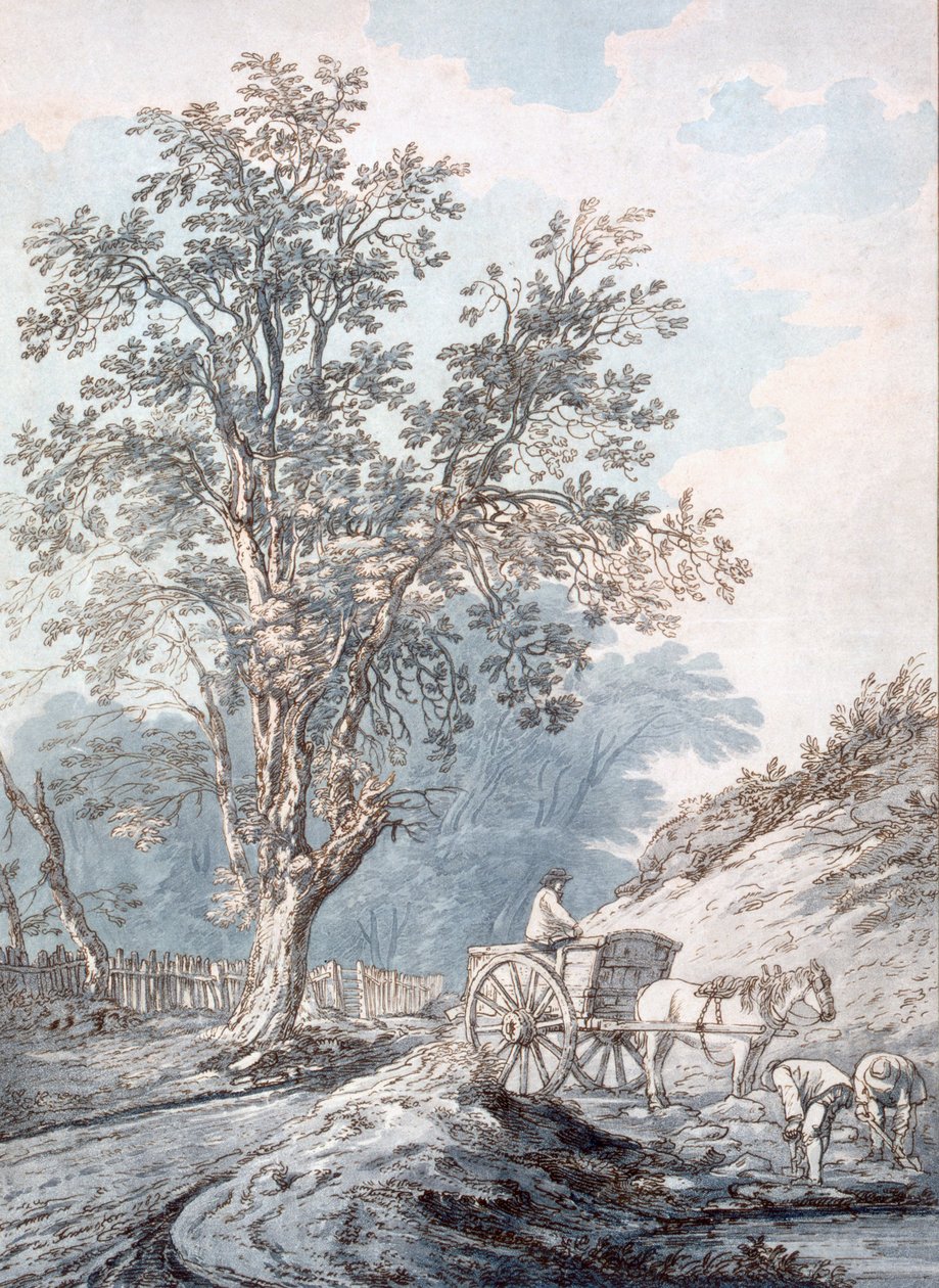 Chariot et cheval - Joseph Constantine Stadler