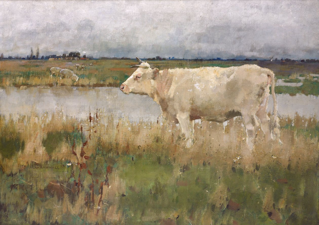 Un Pâturage du Lincolnshire, c.1882-3 - Joseph Crawhall