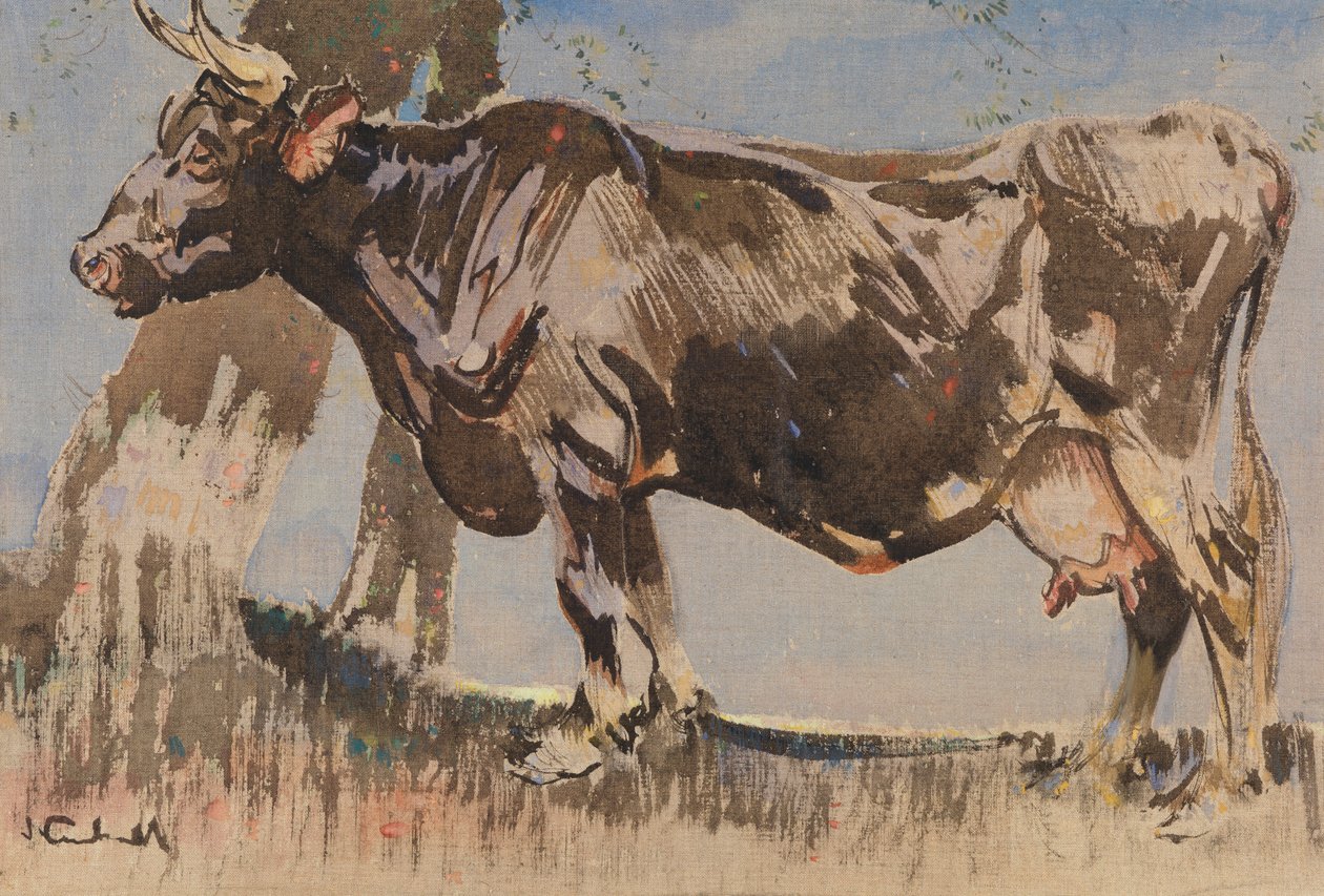 La vieille vache - Joseph Crawhall