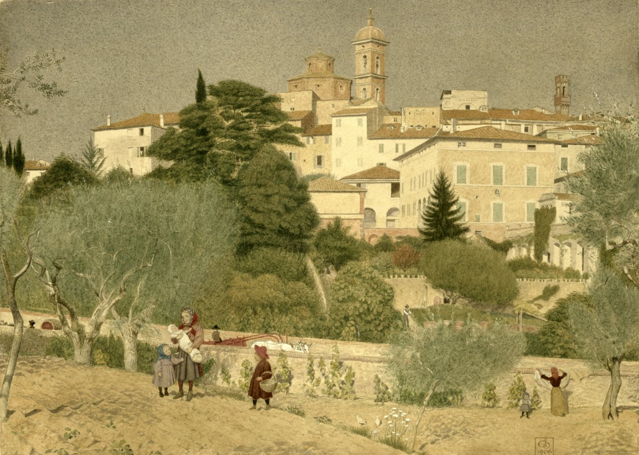 En Toscane, 1906 - Joseph Edward Southall