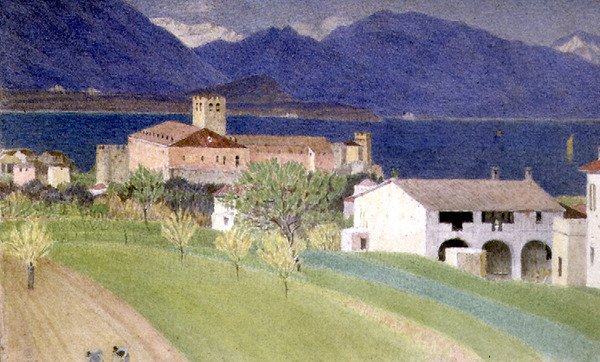 Paysage méditerranéen - Joseph Edward Southall