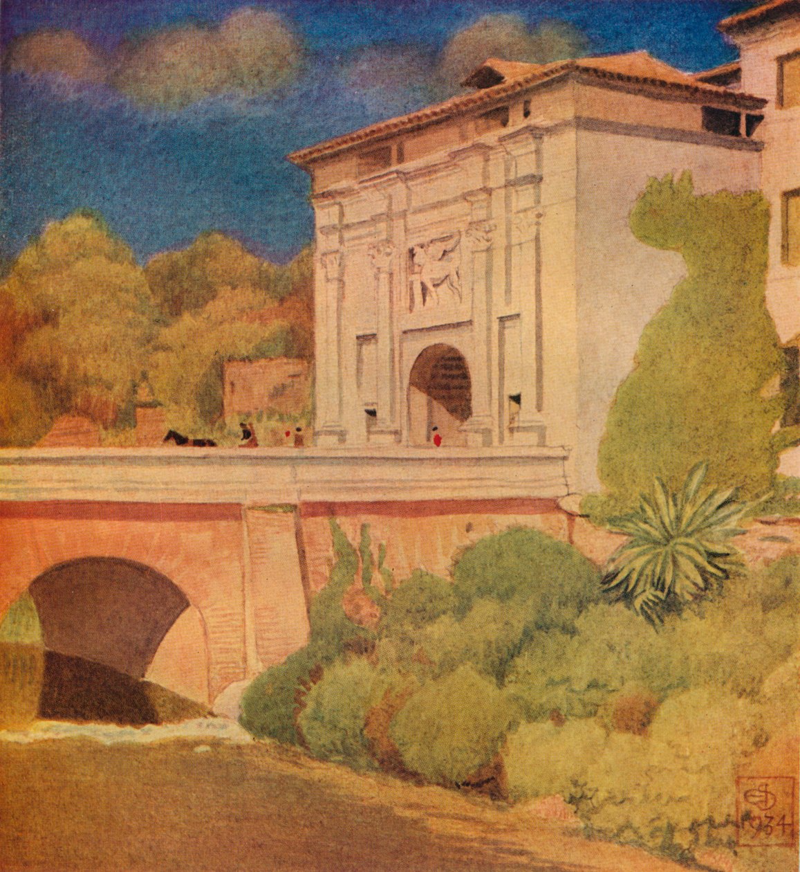 Porta Cavour, Trévise - Joseph Edward Southall