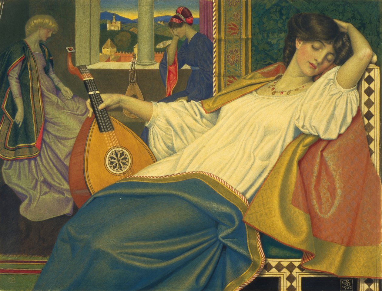 La Belle au Bois Dormant, 1908 - Joseph Edward Southall