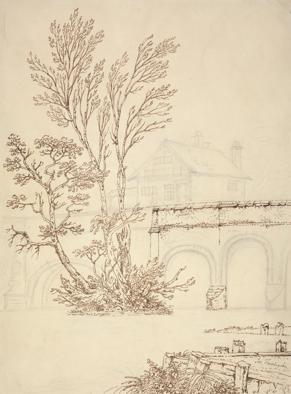 Pont de Caversham, Reading - Joseph Farington