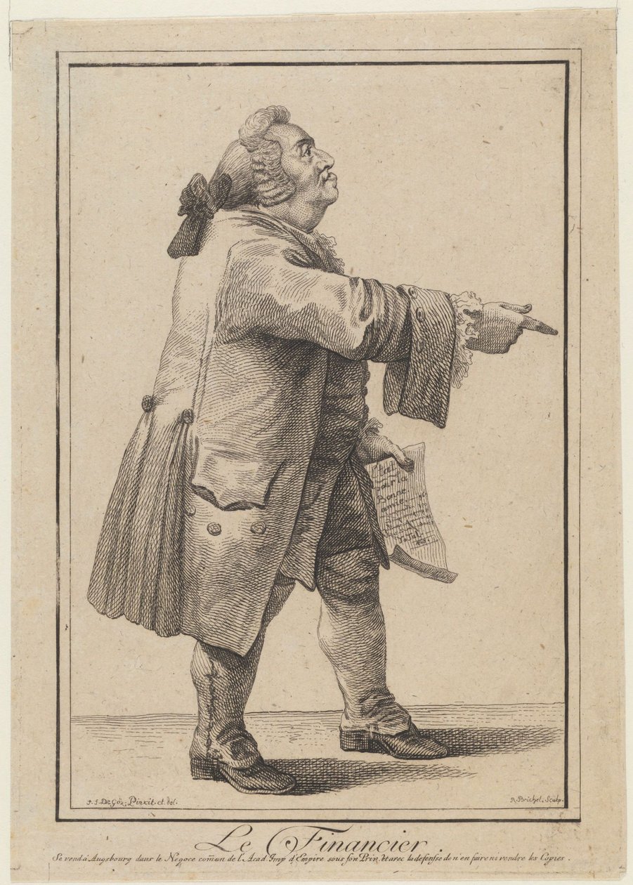 Le Financier, 1784 - Joseph Franz Goez von