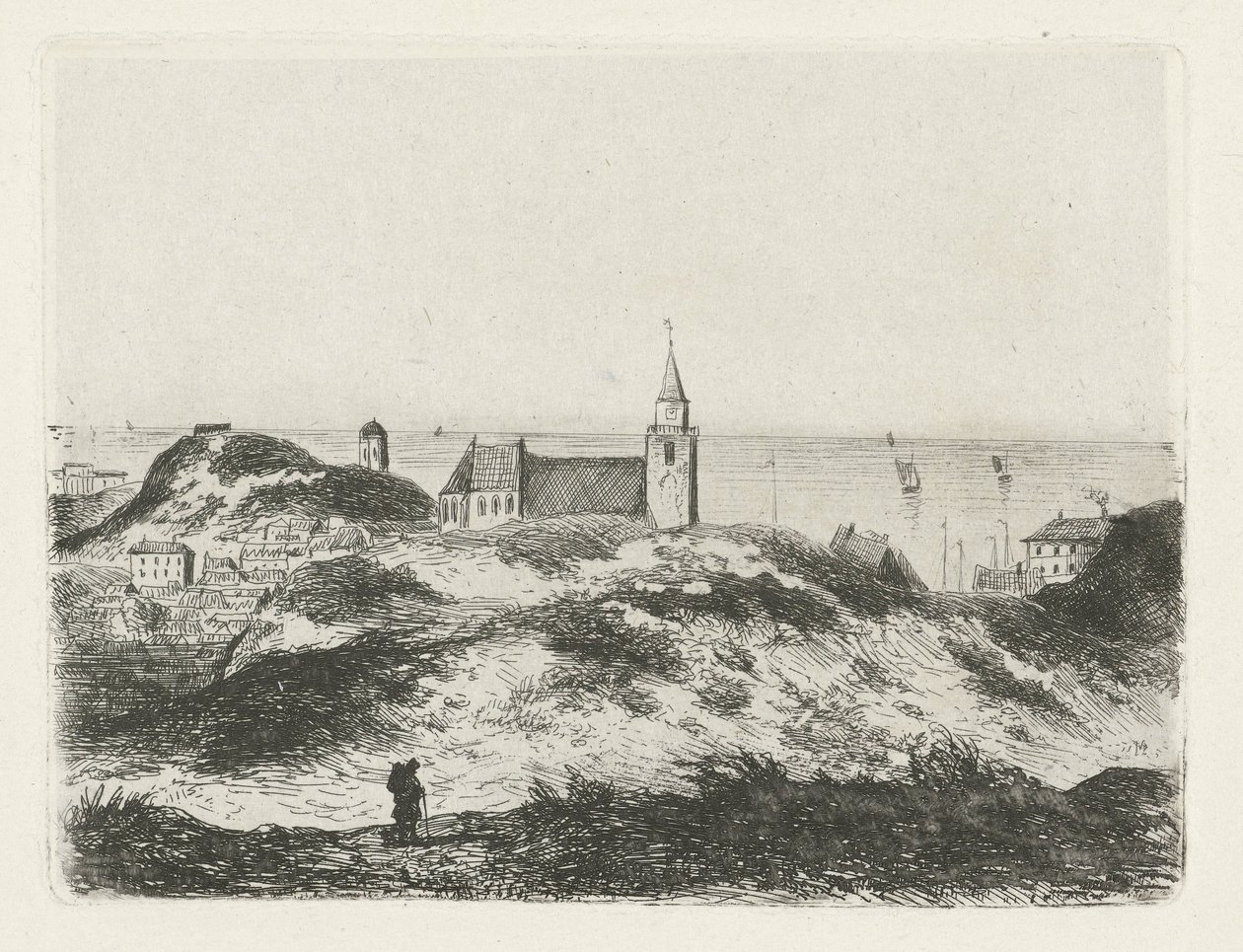 Vue de Scheveningen - Joseph Hartogensis