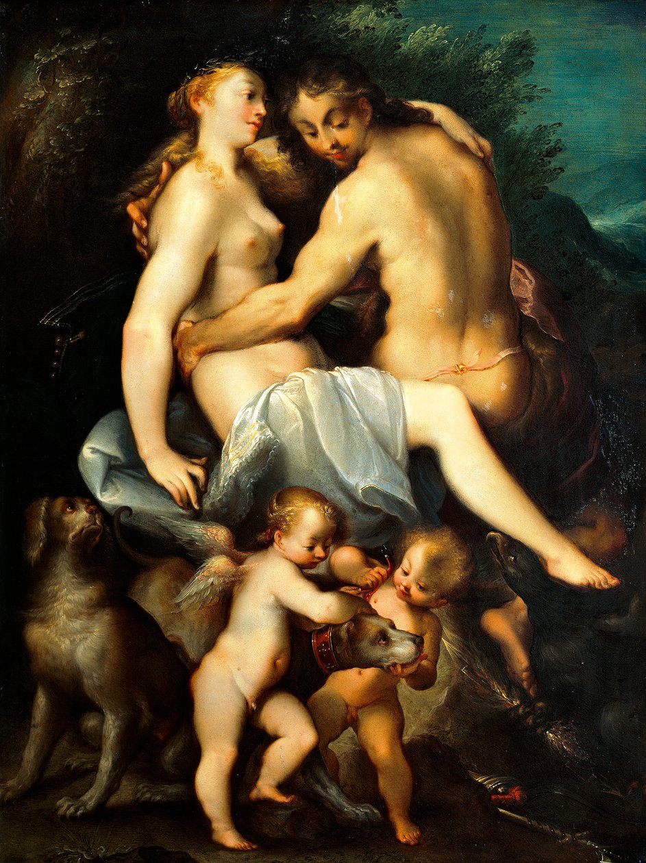 Vénus et Adonis - Joseph Heintz