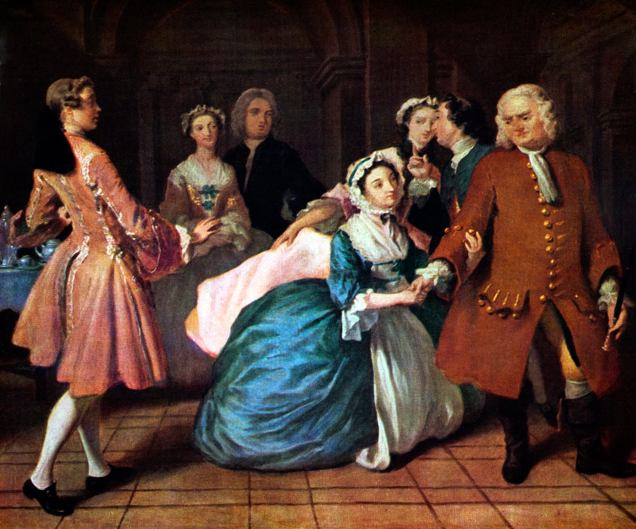 Samuel Richardson - scène - Joseph Highmore