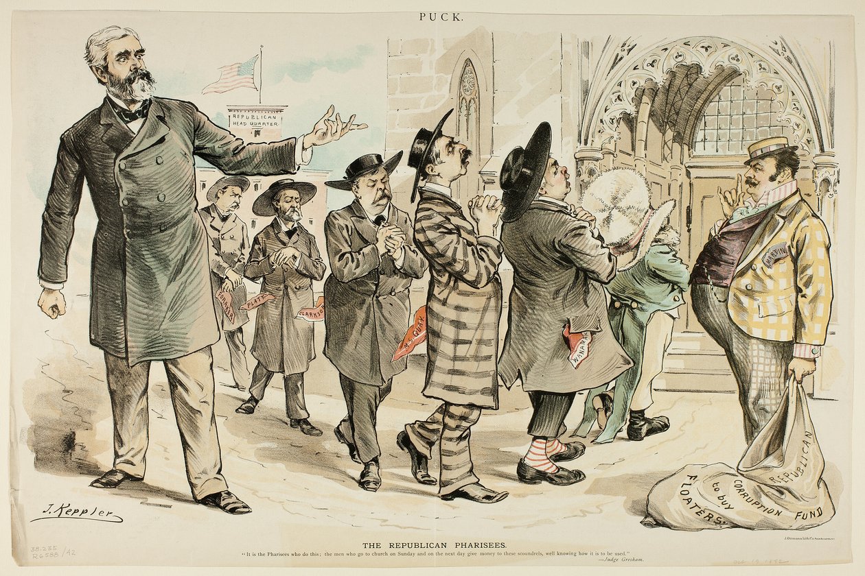 Les Pharisiens républicains, de Puck - Joseph Keppler