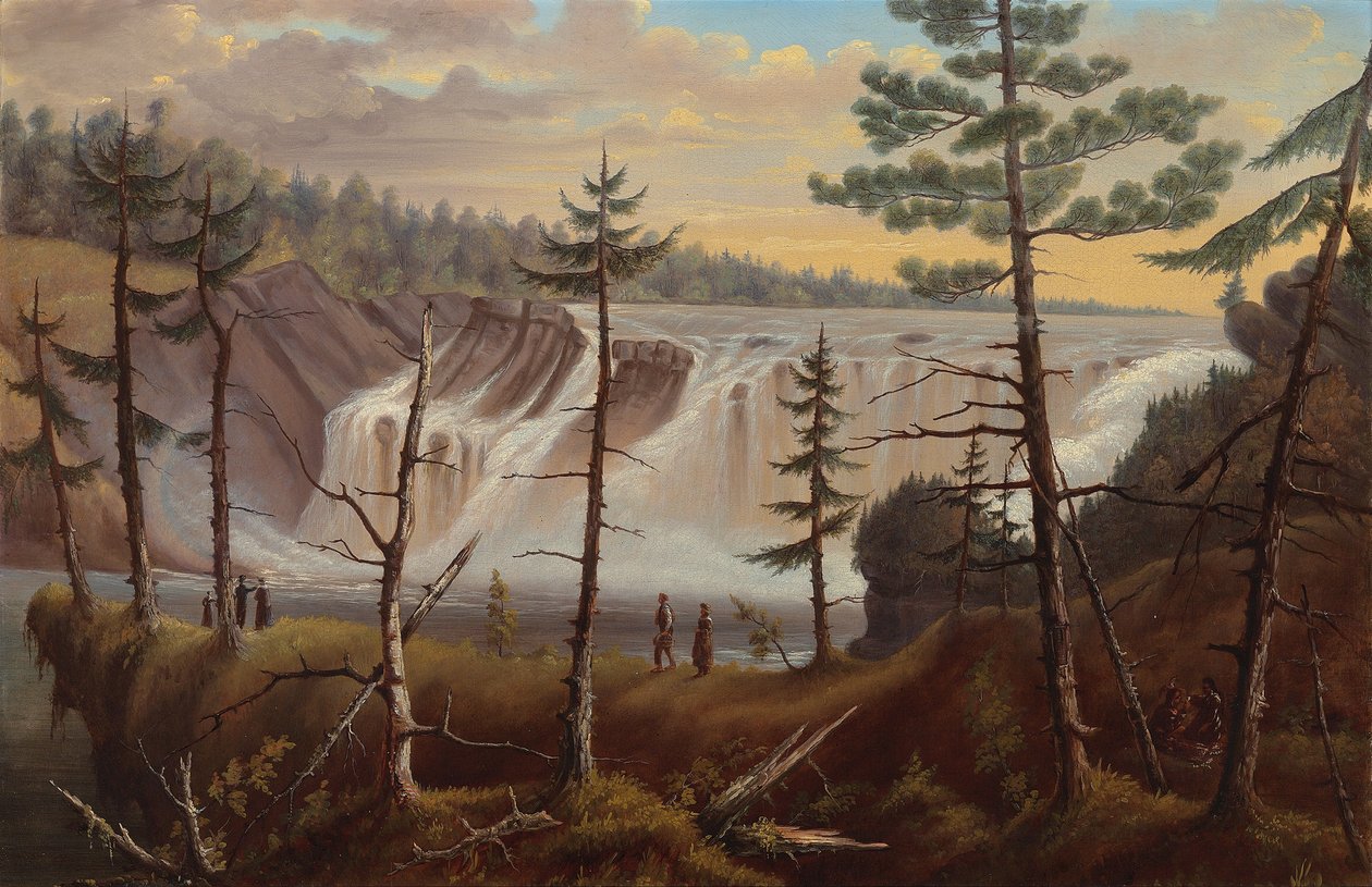 Les chutes de la Chaudière - Joseph Légaré