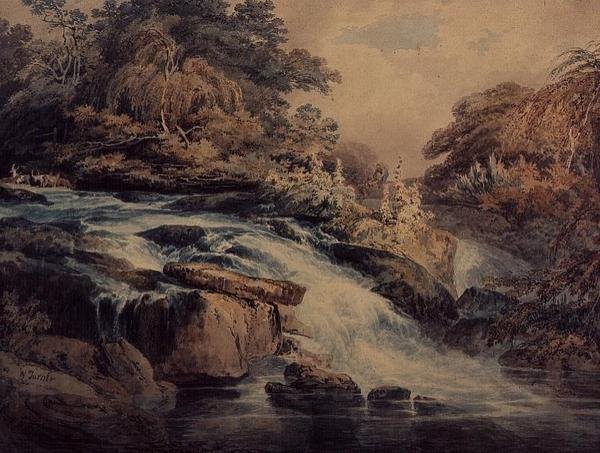 Cascade à Hampton Court - Joseph Mallord William Turner