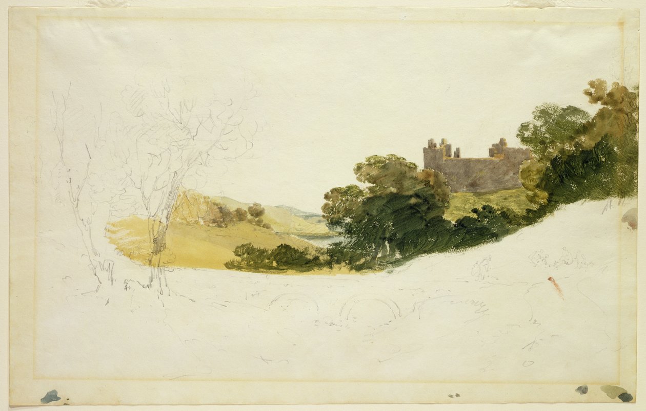 Palais de Linlithgow, Écosse - Joseph Mallord William Turner