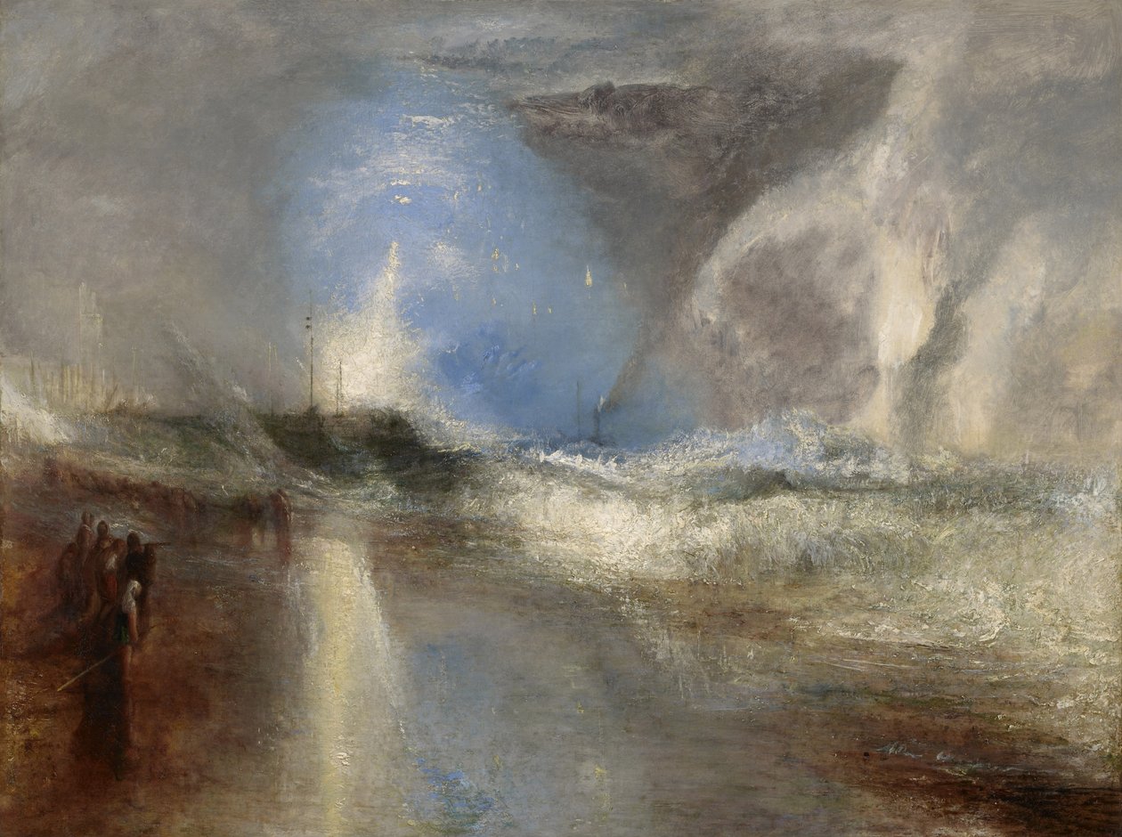 Fusées et lumières bleues - Joseph Mallord William Turner