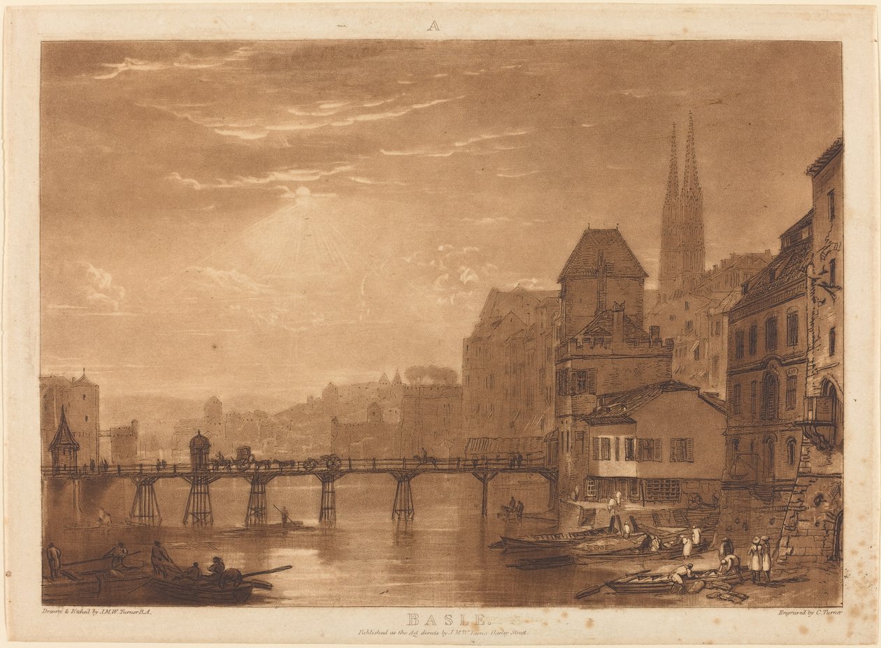 Bâle - Joseph Mallord William Turner and Charles Turner