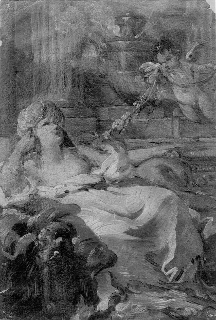 Femme allongée, 18e siècle - Joseph Marie Vien the Elder