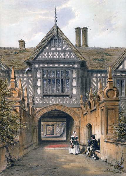 Speke Hall, Lancs - Joseph Nash