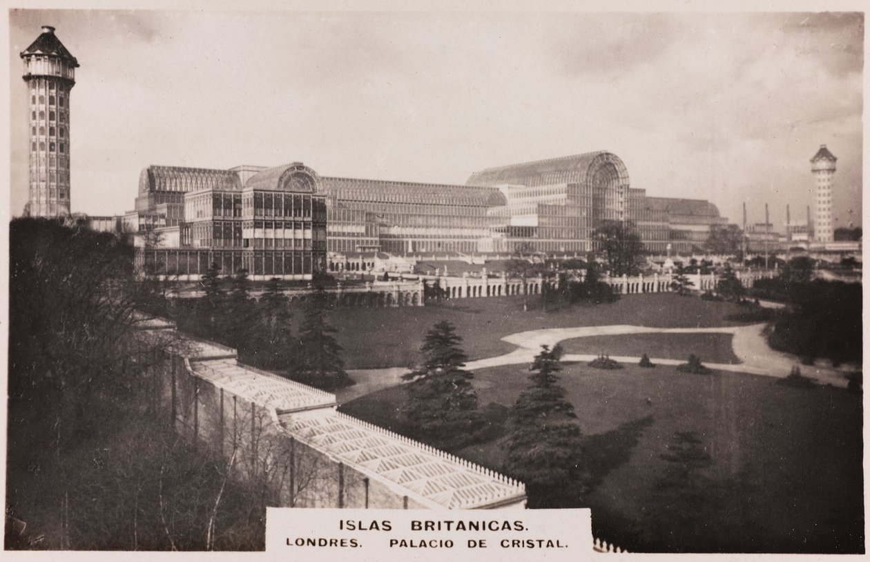 Vue du Crystal Palace à Londres - Joseph Paxton
