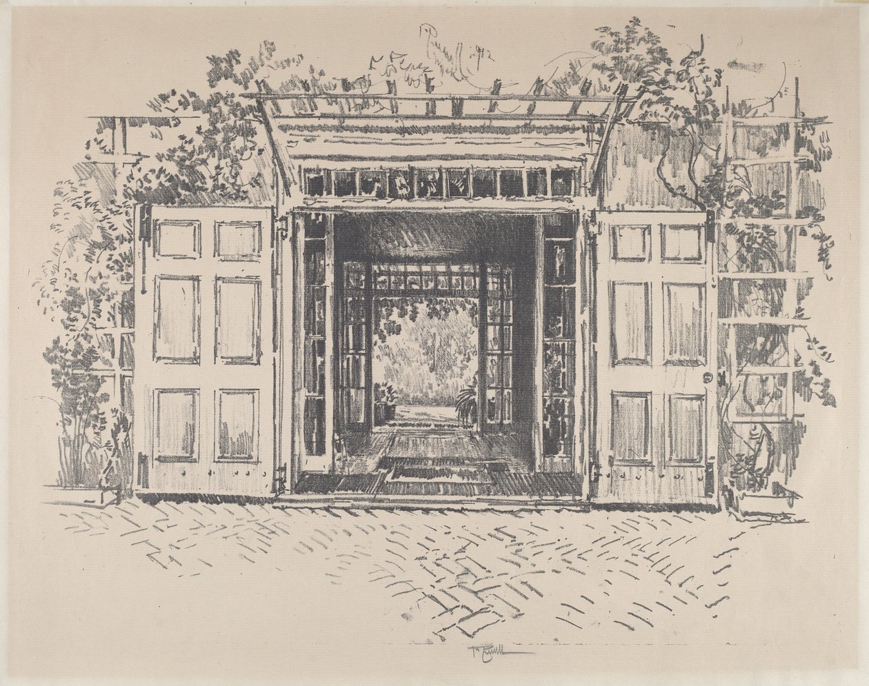 Porte, Wyck - Joseph Pennell