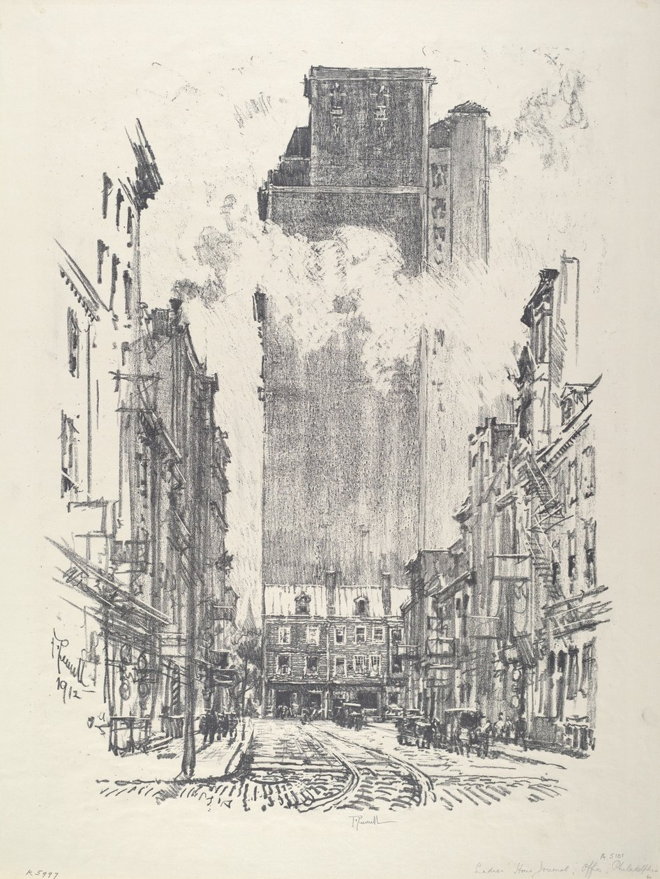 Rue Sansom - Joseph Pennell