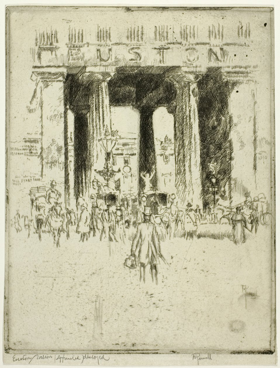 Euston - Joseph Pennell