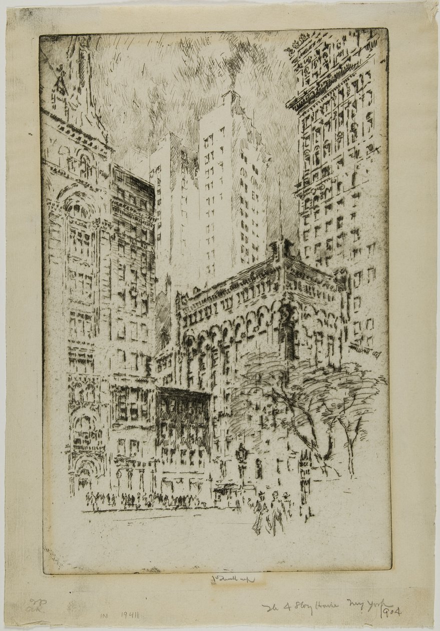 Maison à quatre étages - Joseph Pennell