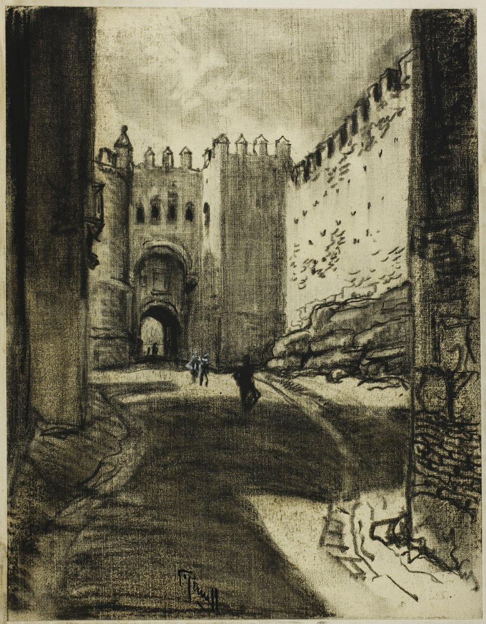 Porte, Ségovie - Joseph Pennell