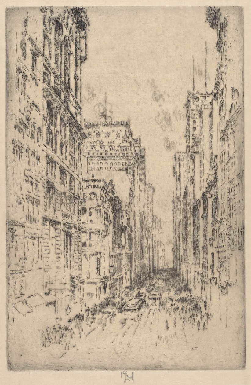 Broadway Inférieur - Joseph Pennell