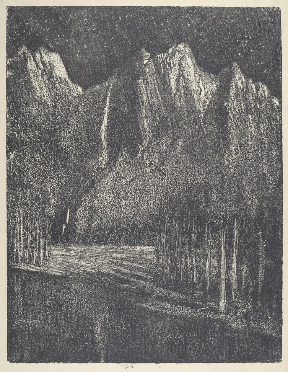 Nuit à Yosemite - Joseph Pennell
