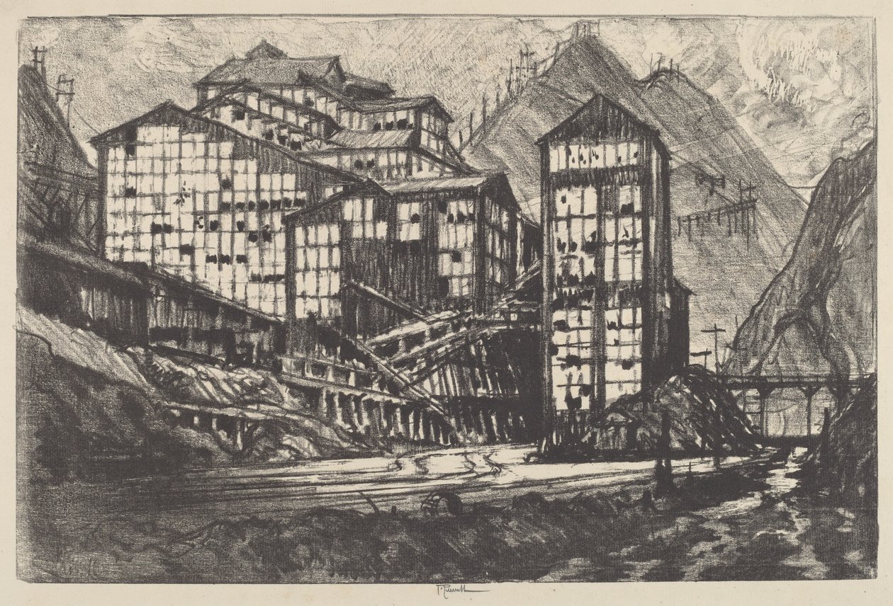 Vieux Million Yeux, 1910 - Joseph Pennell