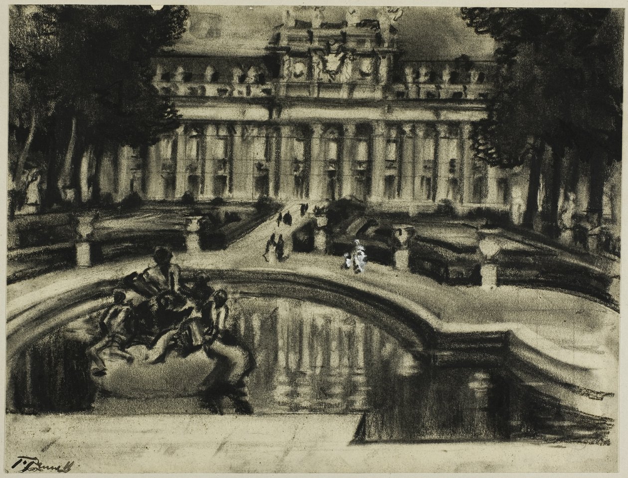 Palais La Granja - Joseph Pennell